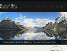 Tablet Screenshot of hammerheadtours.com